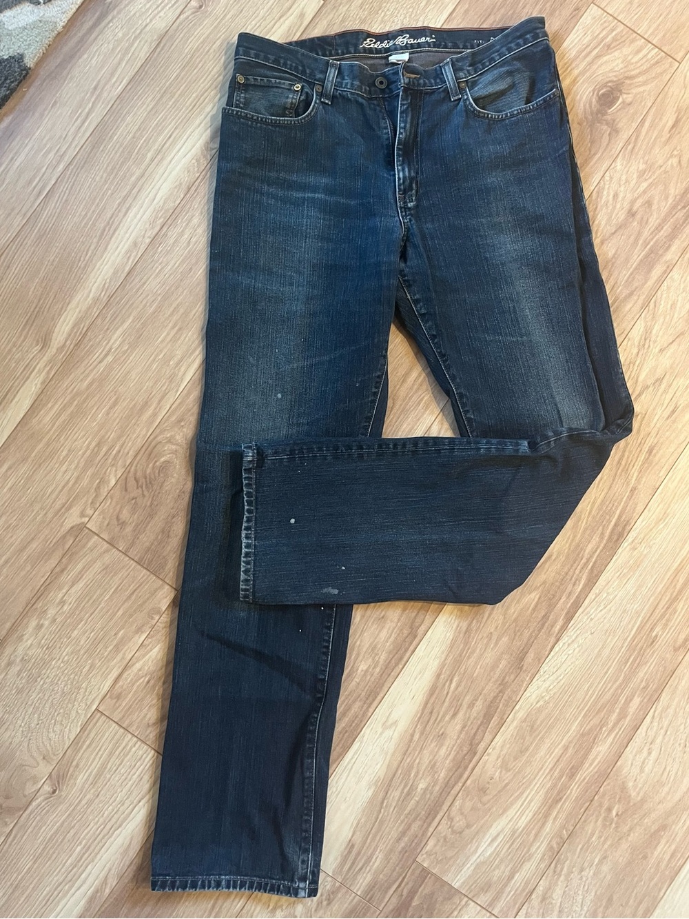 Vintage Eddie Bauer dark wash relaxed fit jeans
